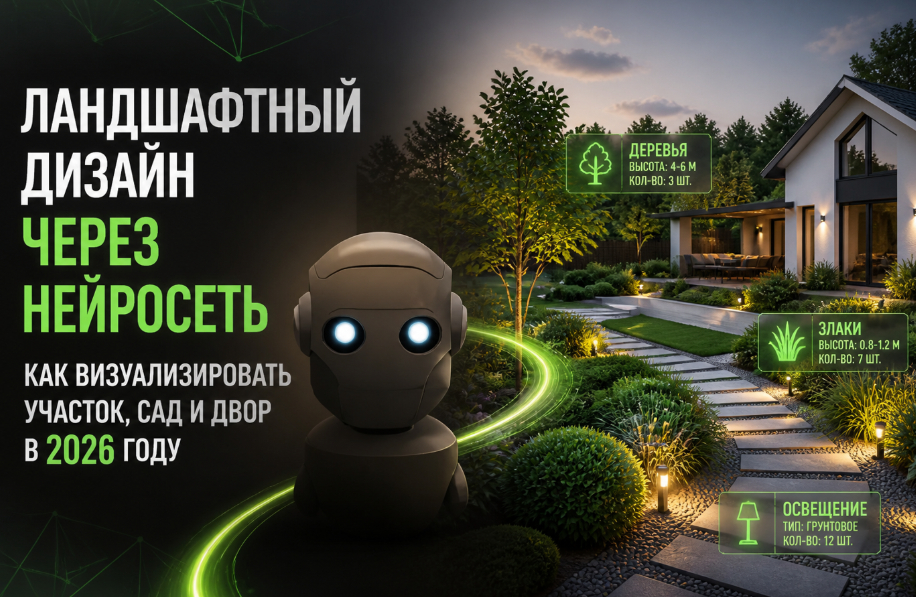Нейросеть для ландшафтного дизайна