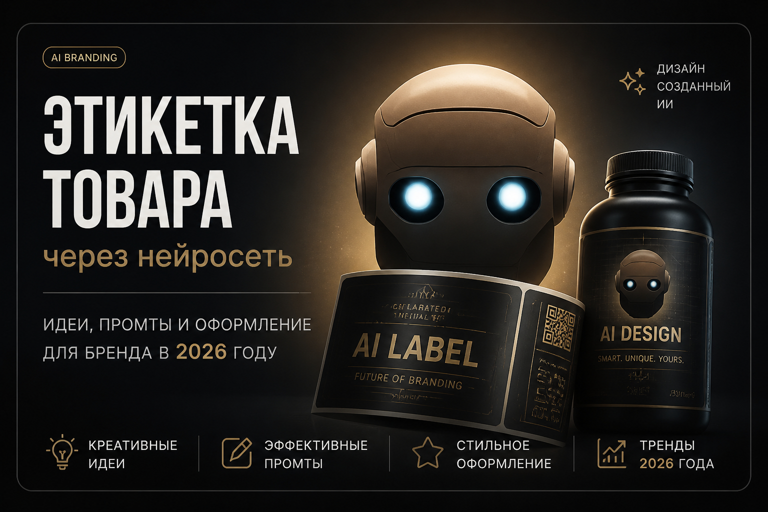 Этикетка товара через нейросеть