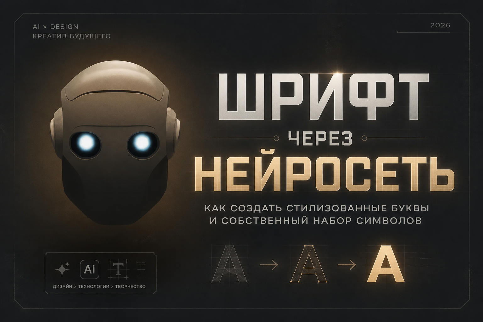 Шрифт через нейросеть