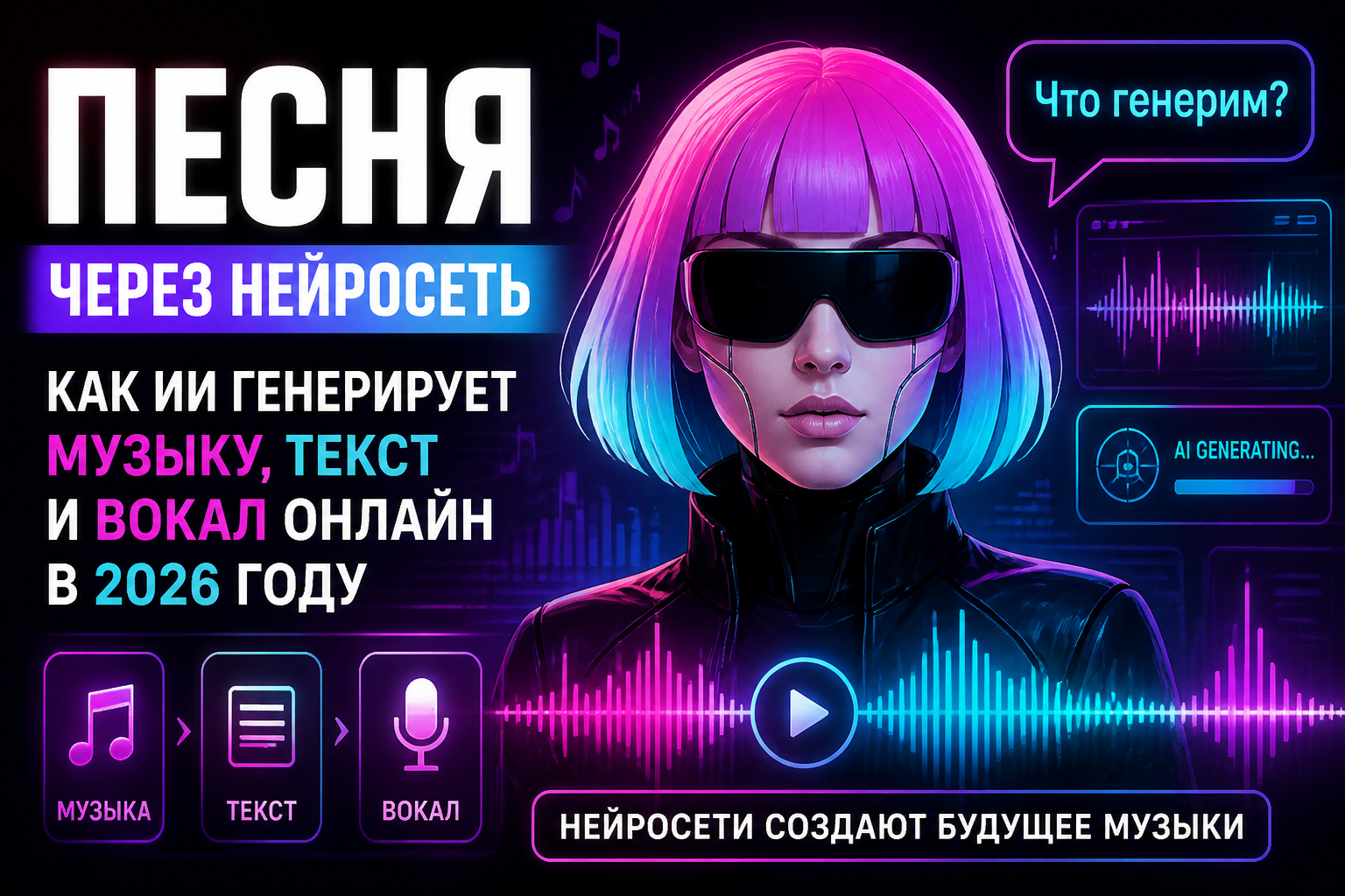 Песня через нейросеть