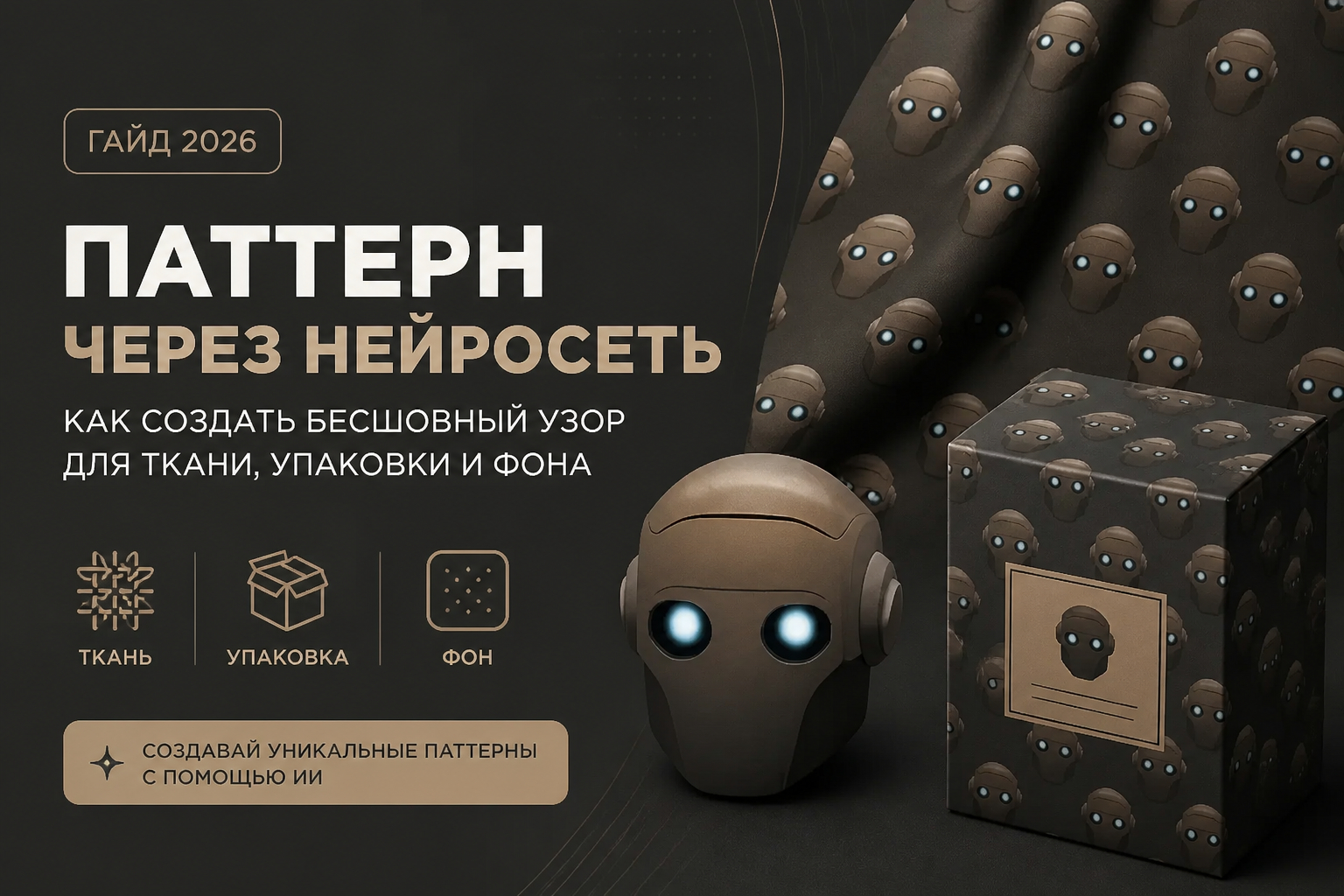 Бесшовный паттерн через нейросеть