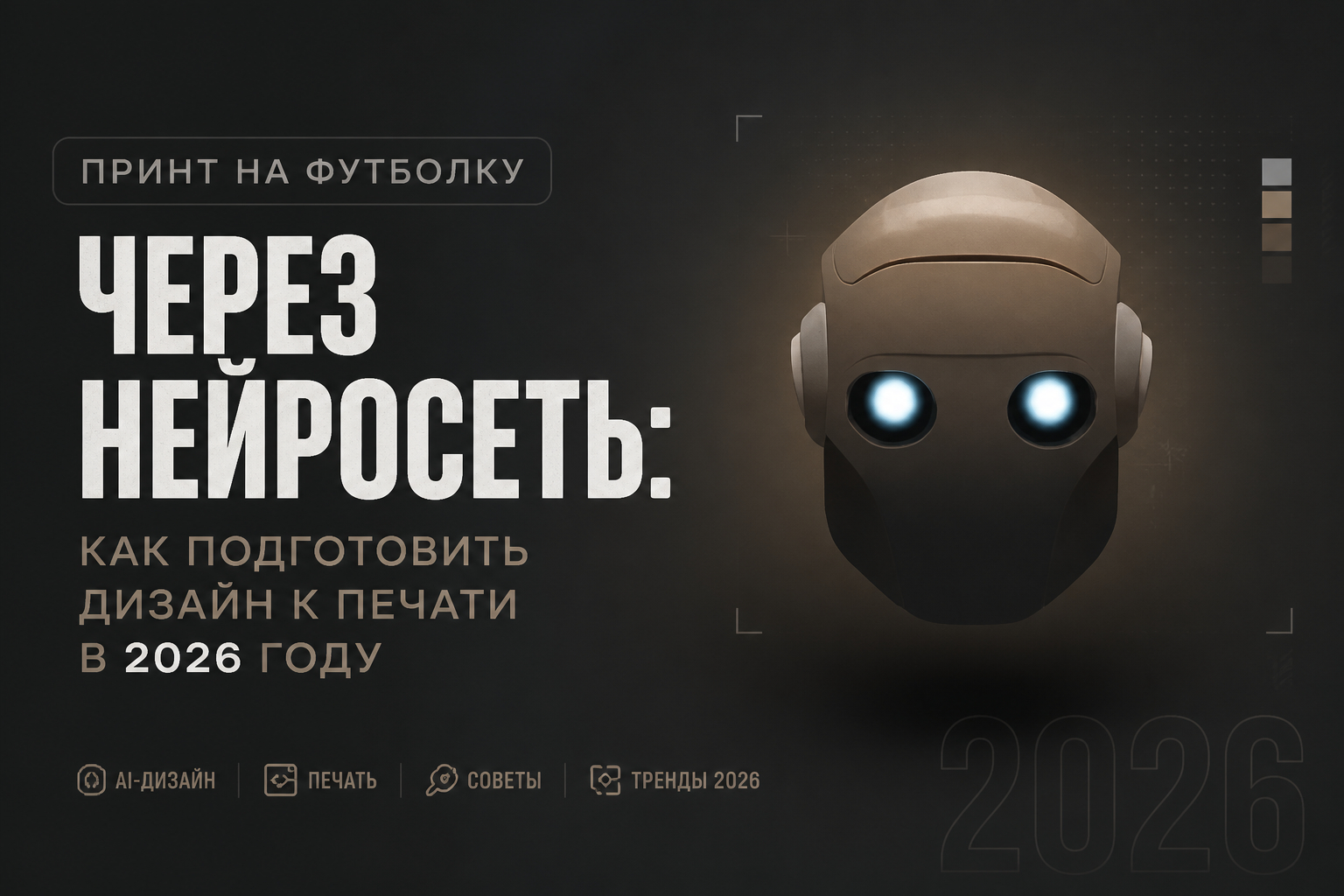Принт на футболку через нейросеть