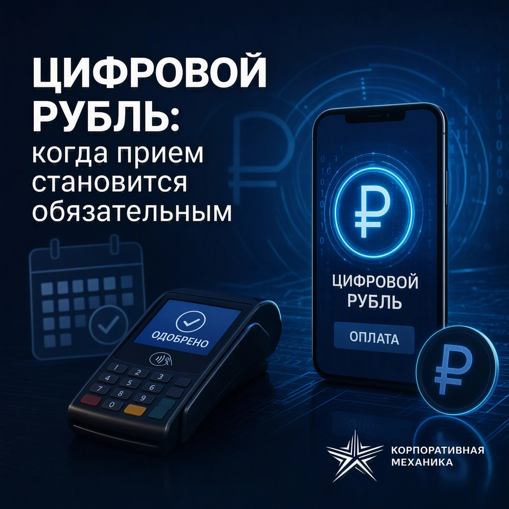 С 1 сентября 2026 года часть бизнеса обязана принимать цифровой рубль. Но это касается не всех.