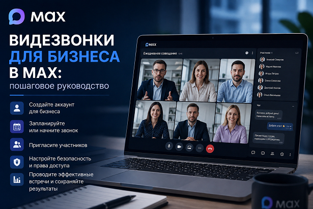 Видеозвонки для бизнеса в MAX: пошаговое руководство