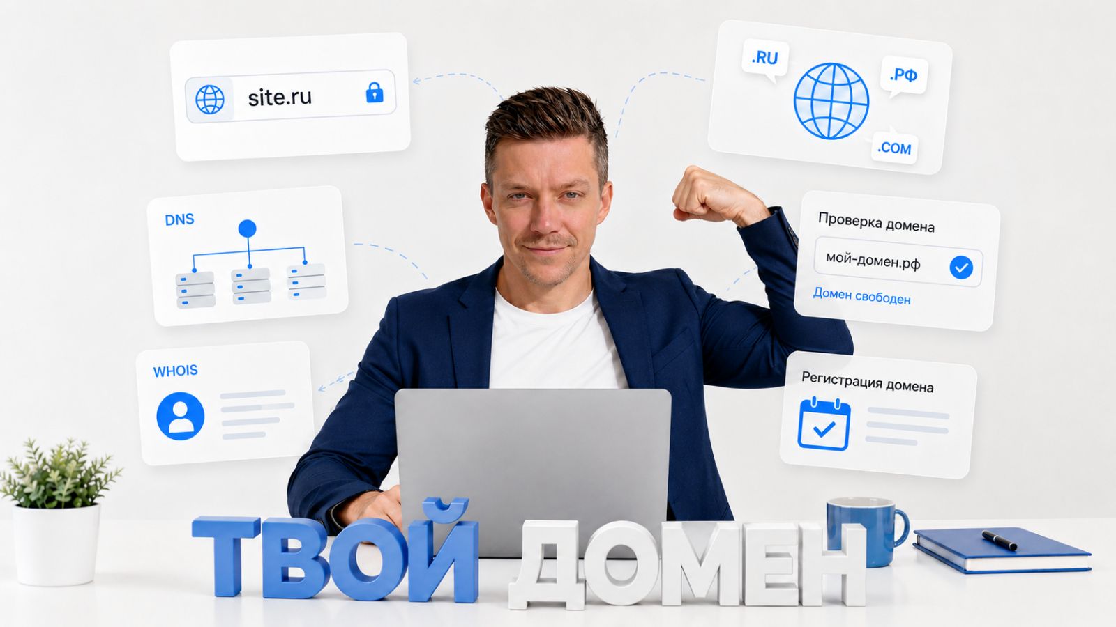 Что такое домен и как его купить в 2026 году: регистрация .RU и .РФ, выбор регистратора