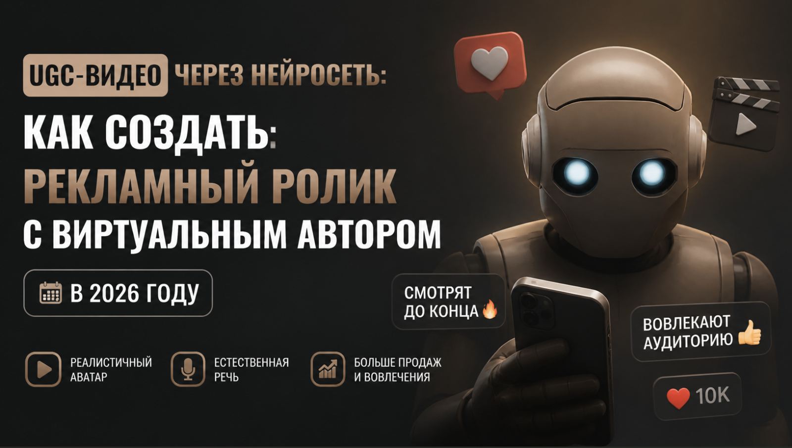 UGC-видео через нейросеть
