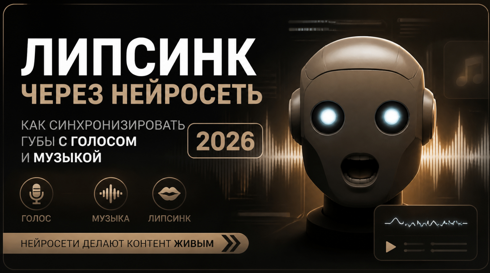 Липсинк с помощью нейросети