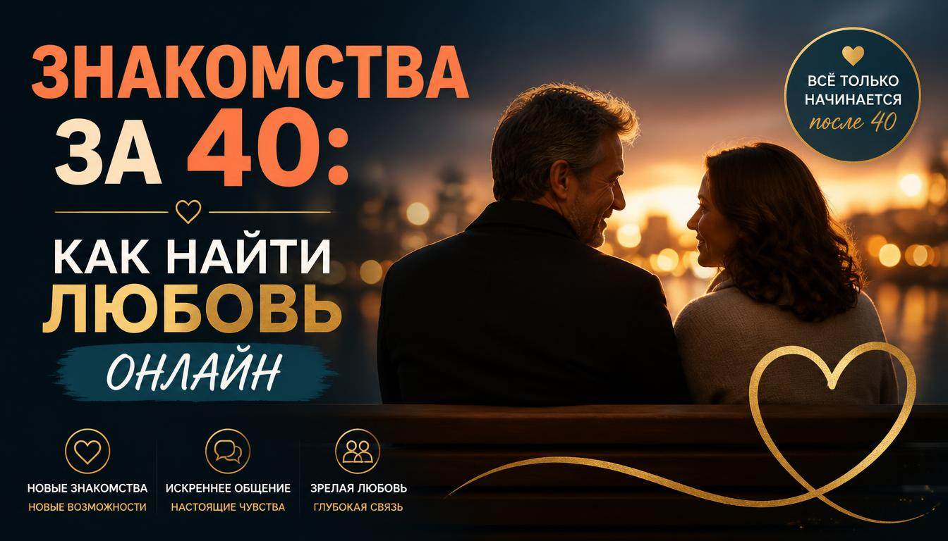 Знакомства за 40 онлайн