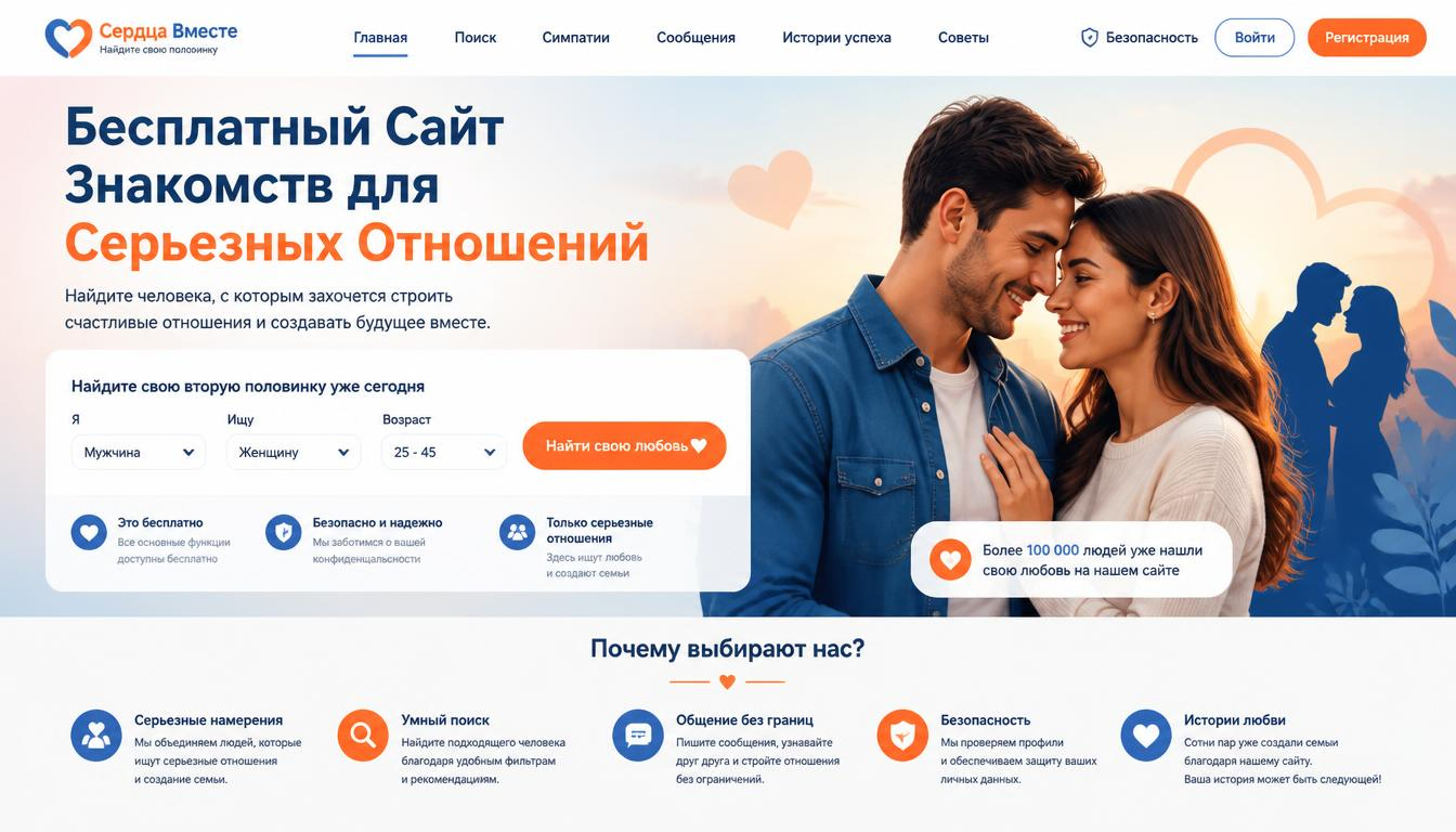 Знакомства для серьезных отношений