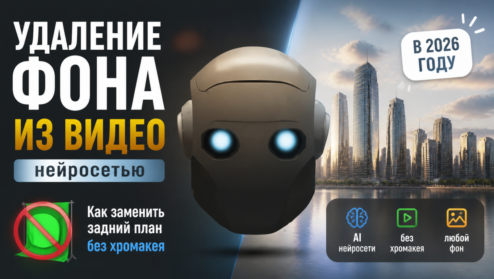 Как удалить фон с видео нейросетью