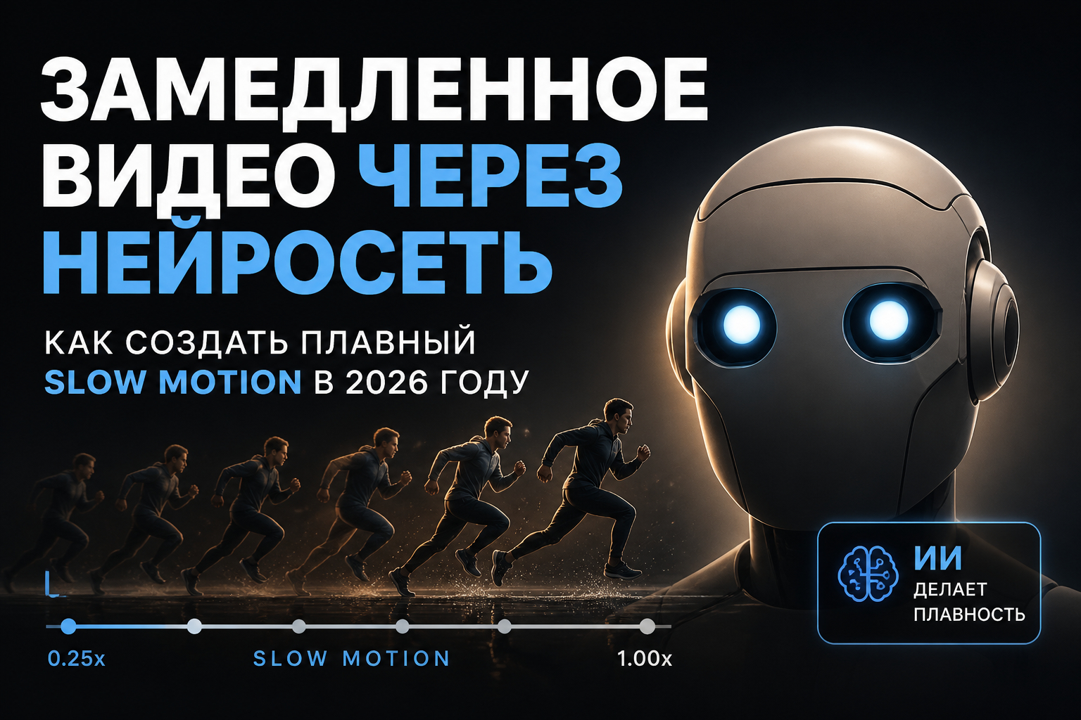 Как сделать замедленное видео
