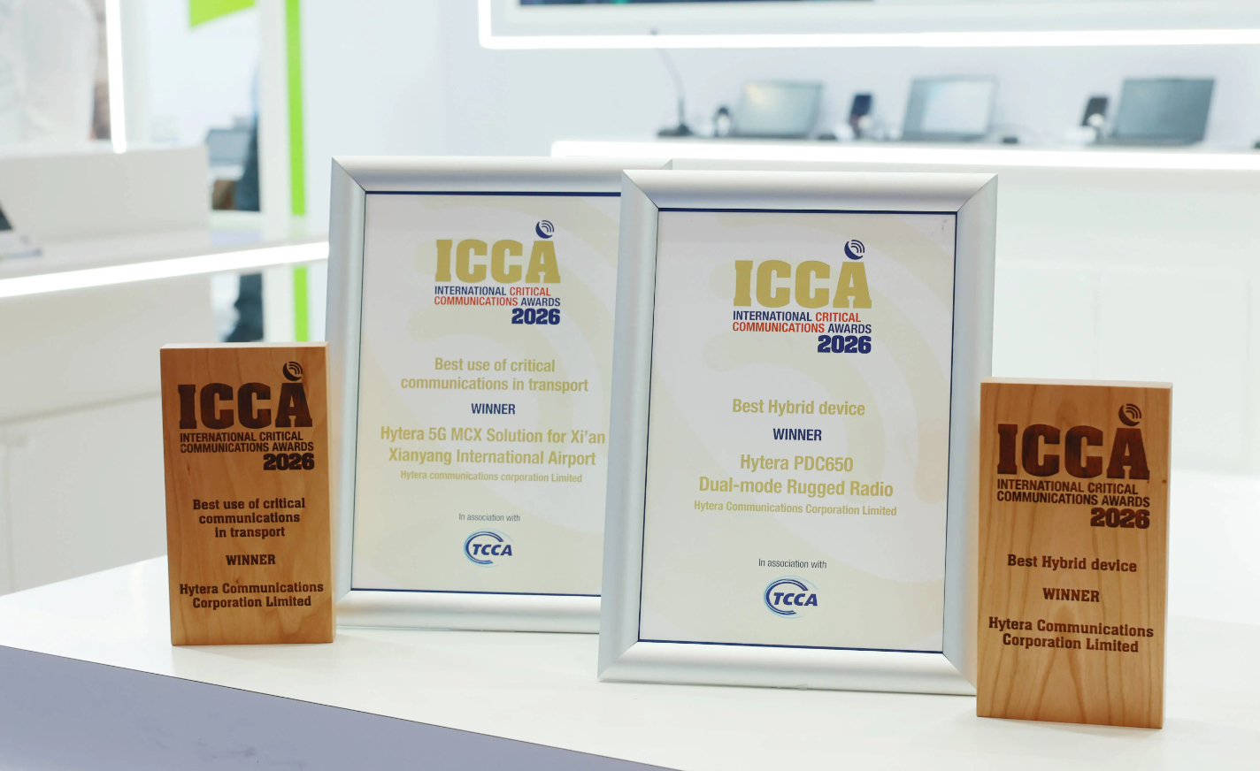 Hytera завоевала две награды ICCA Awards и представила инновации на базе искусственного интеллекта на выставке CCW 2026