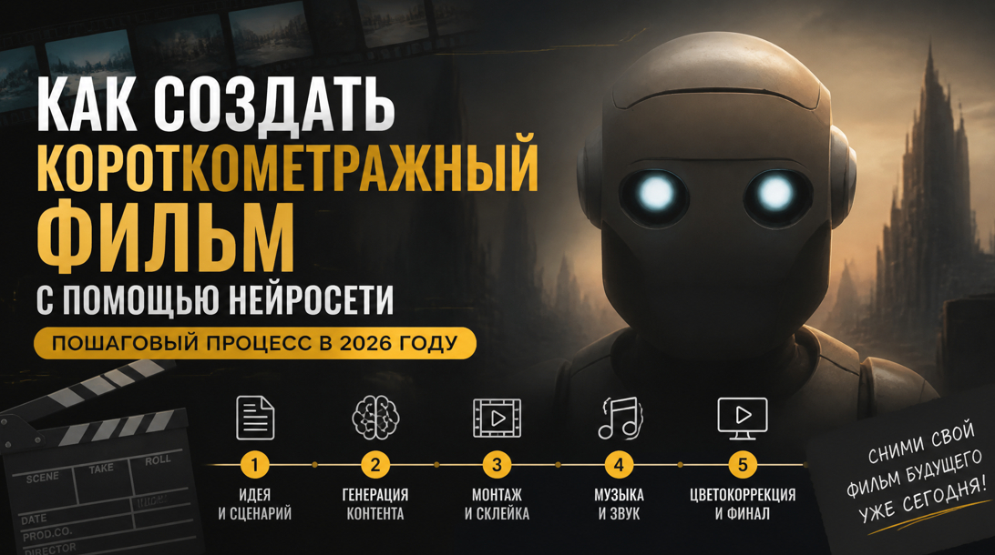 Как создать короткометражный фильм с помощью нейросети