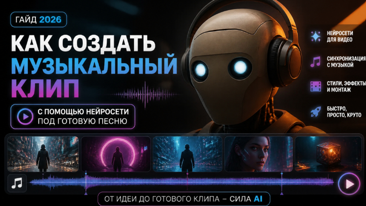 Как создать музыкальный клип