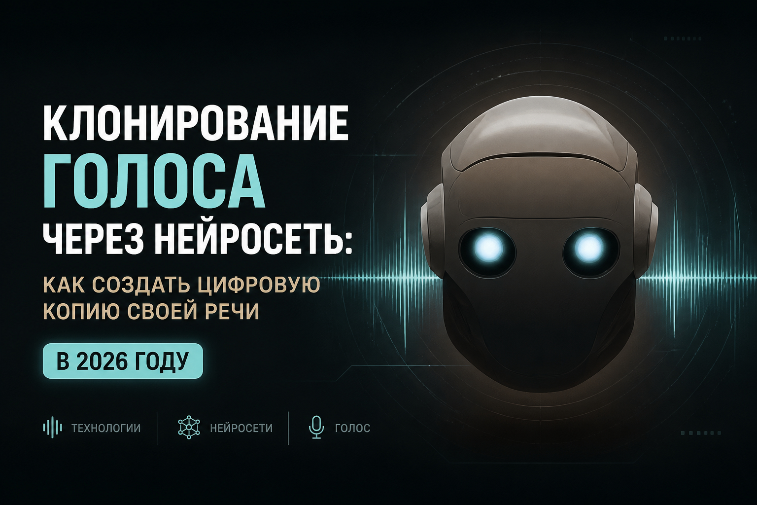Клонирование голоса через нейросеть в 2026 году