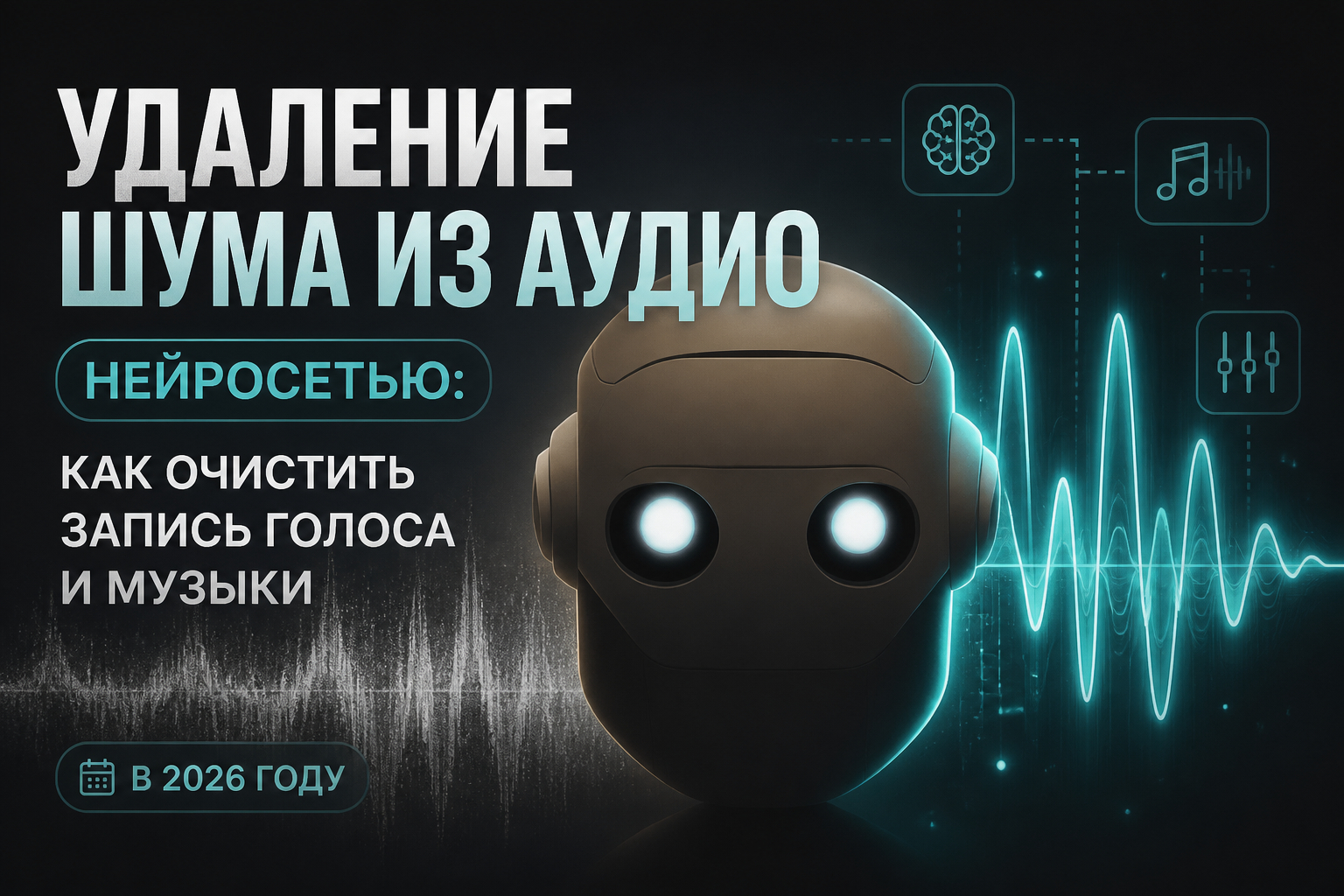 Как убрать шум из аудио нейросетью