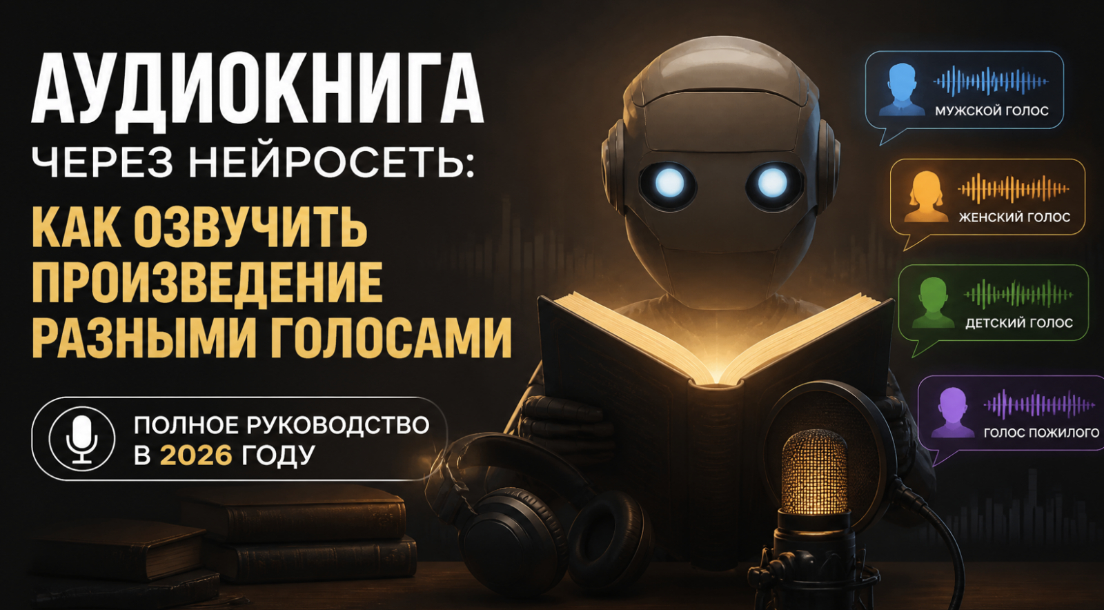 Как создать аудиокнигу с помощью нейросети
