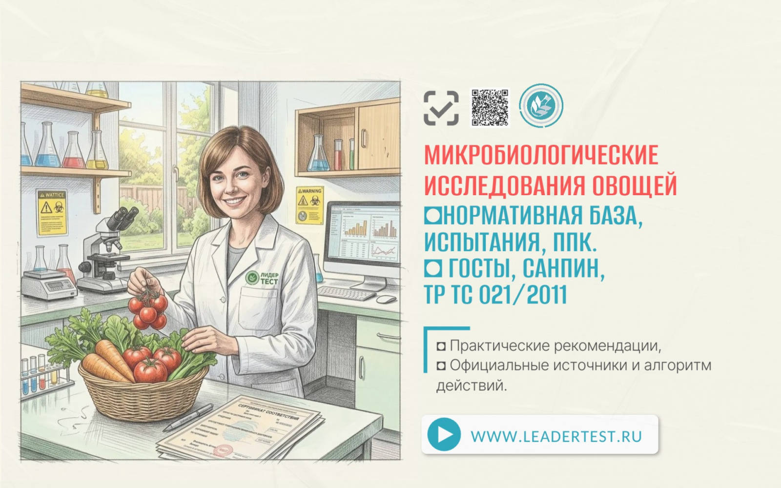 Аккредитованная пищевая лаборатория