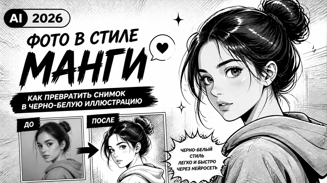 Как превратить фото в мангу с помощью нейросети