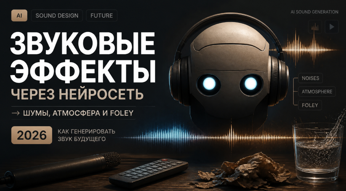 Звуковые эффекты через нейросеть