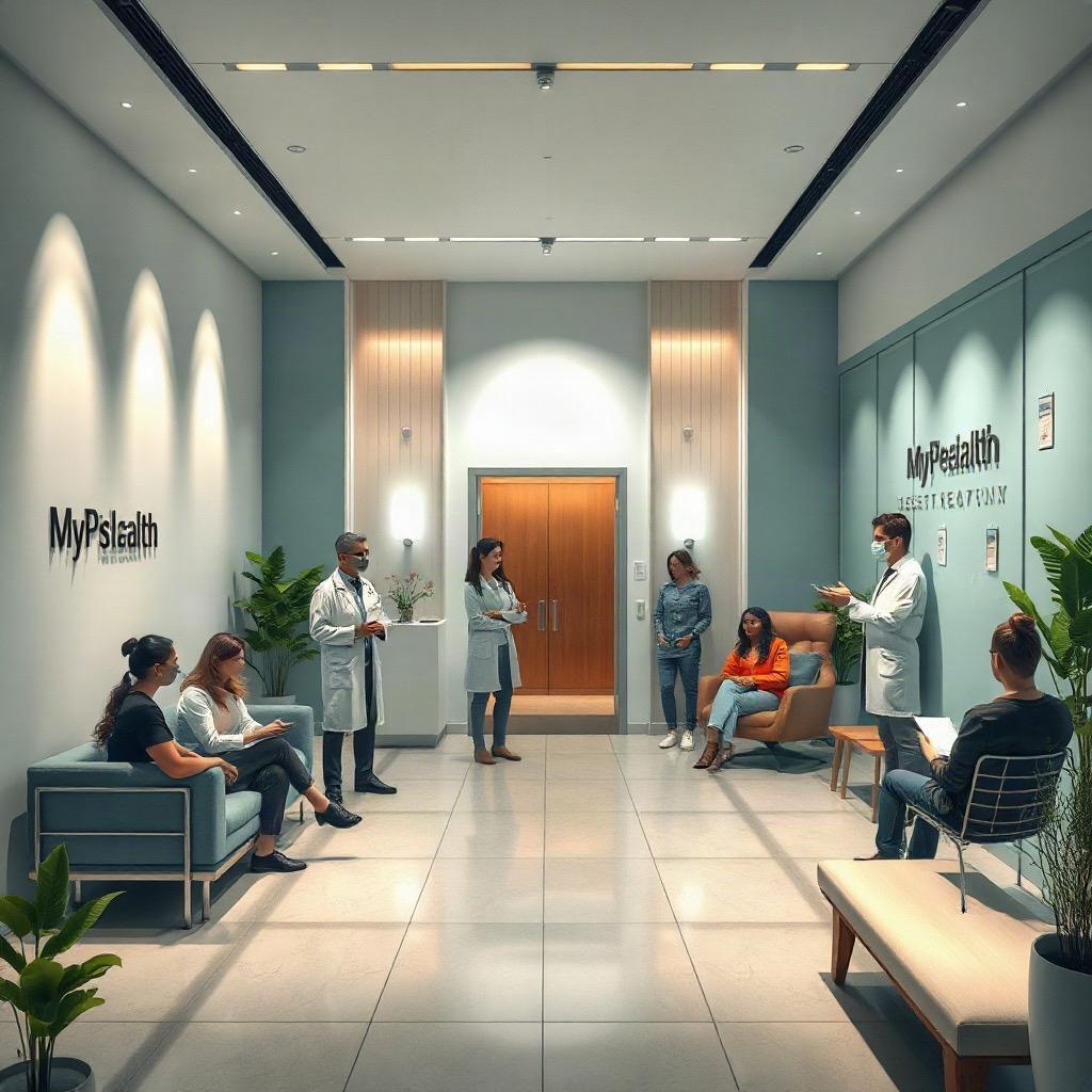 Приёмная в частной наркологической клинике стационаре MyPsyHealth
