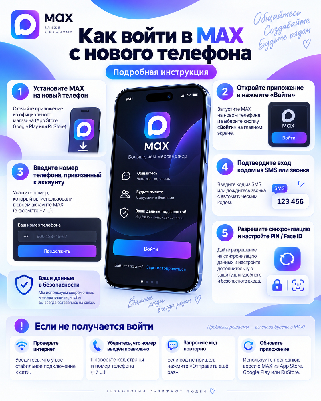 Как войти в MAX С нового телефона — подробная инструкция
