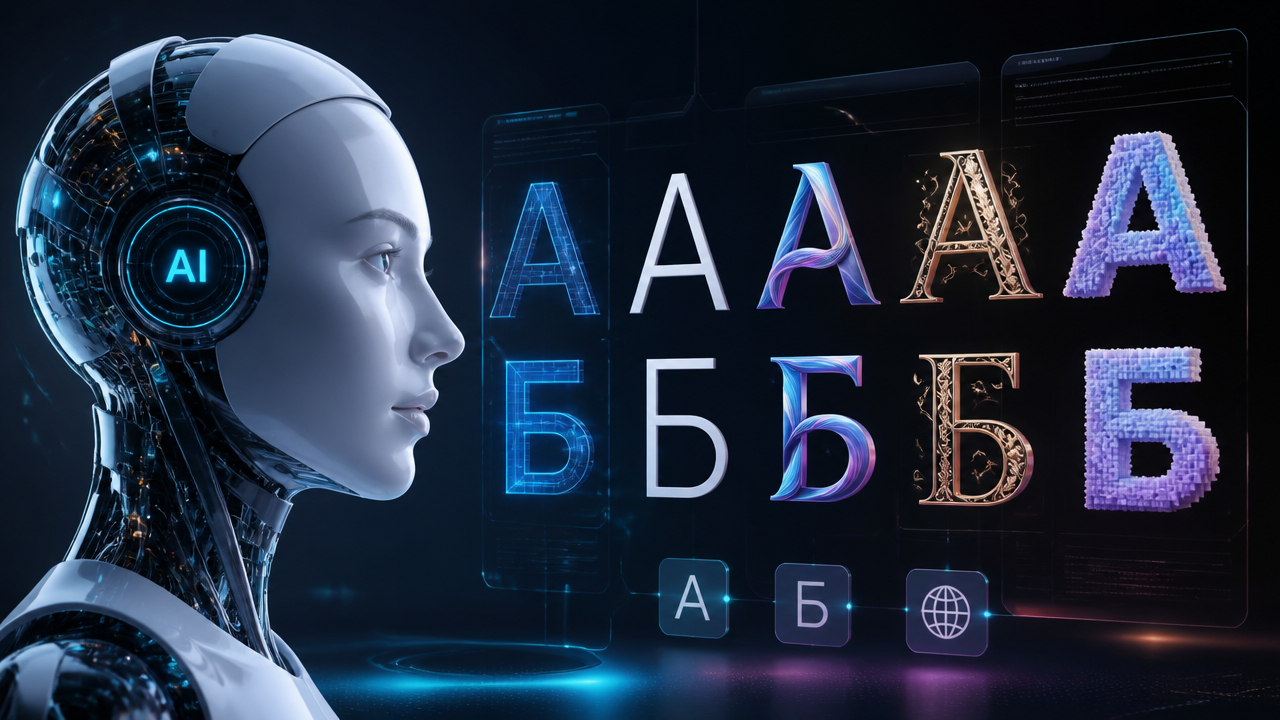 Нейросеть для создания алфавита бесплатно: как ИИ генерирует русские, английские и стилизованные буквы по промпту