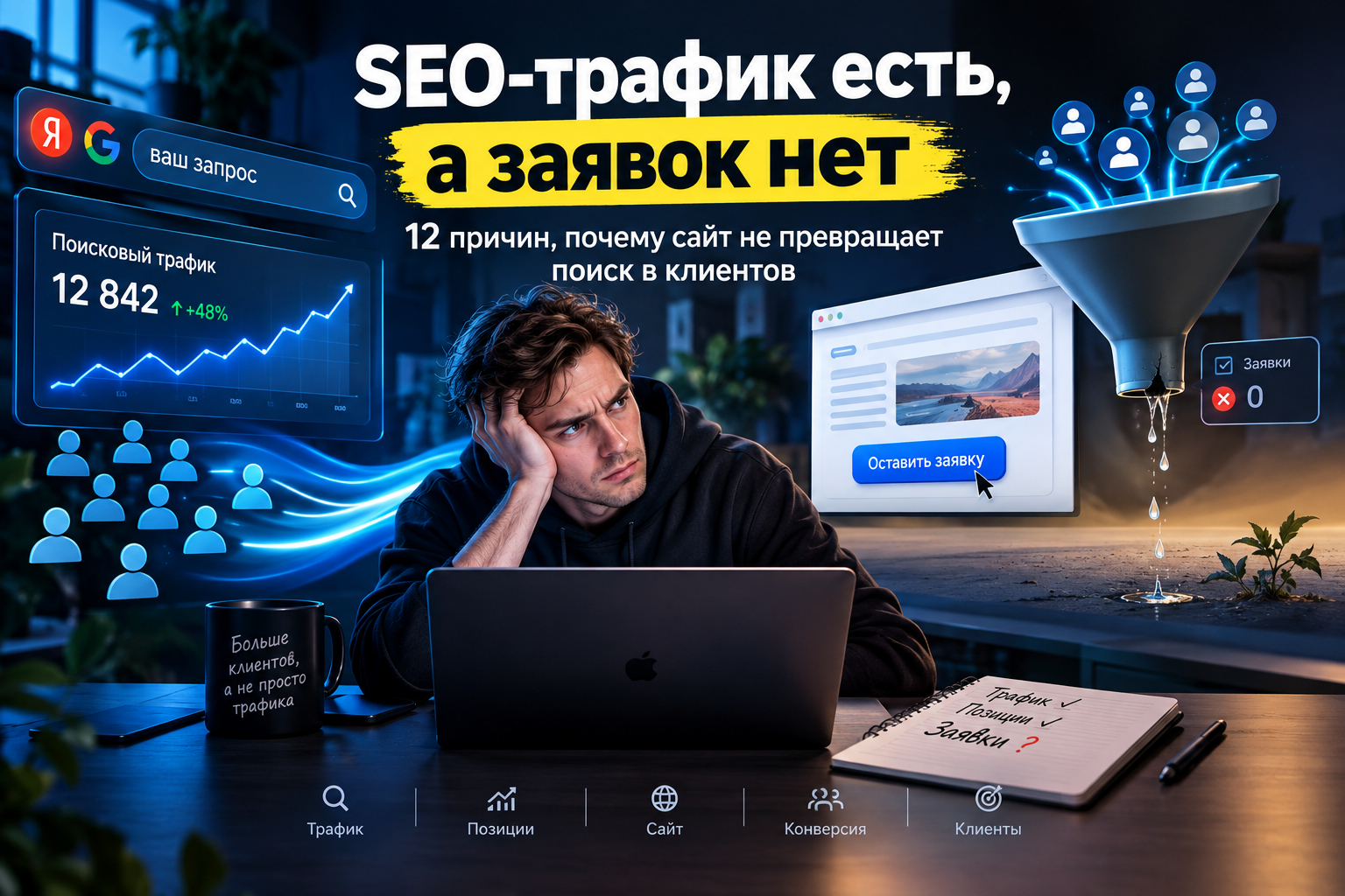 Продвижение в Яндексе - Бесплатный тест 3 дня!