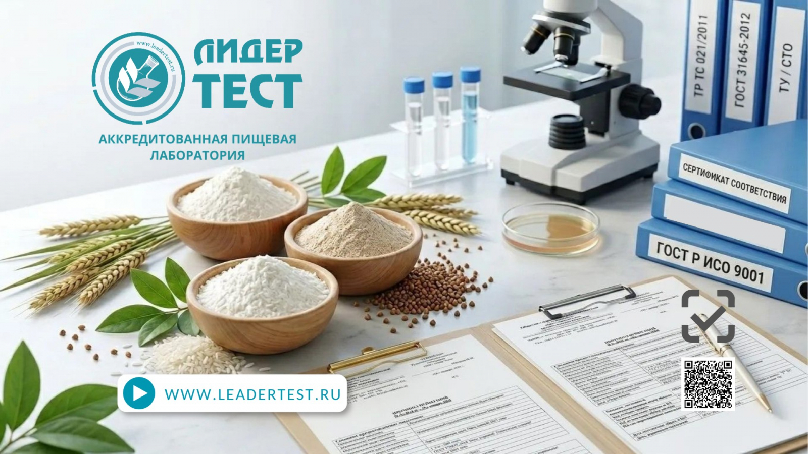 Аккредитованная пищевая лаборатория