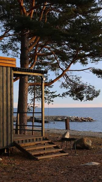 Банный комплекс Naleo Home у кромки воды