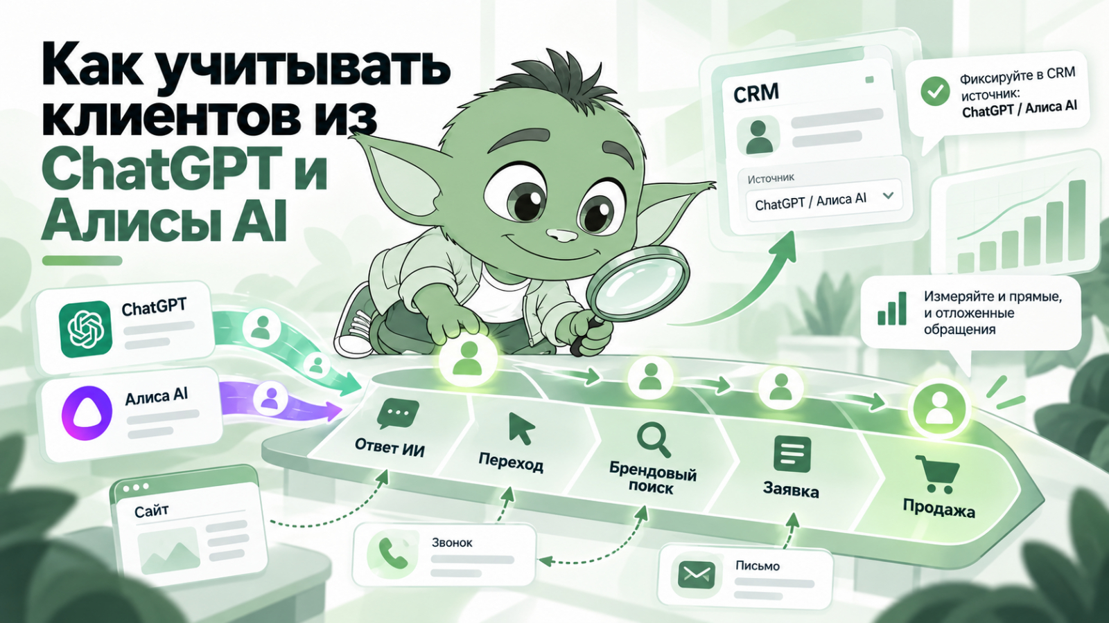 Как не потерять вклад ИИ при атрибуции обращений