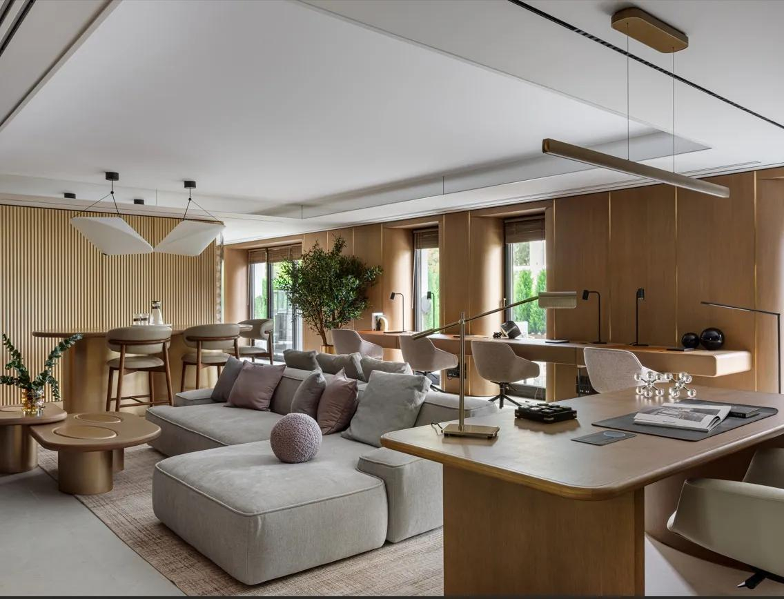 Квартира в ЖК «Vesper Tverskaya», 100 м². Реализованный проект студии VPROEKTE