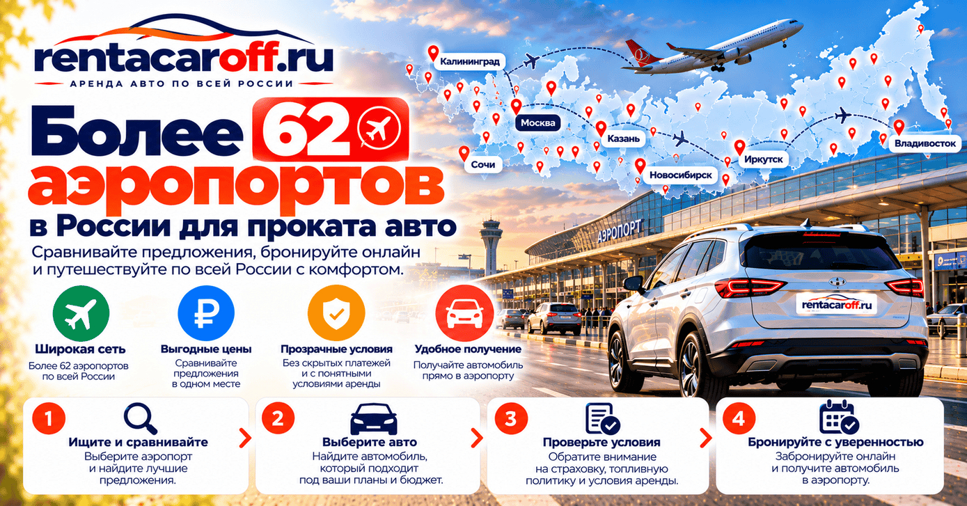 Прокат авто в аэропортах России