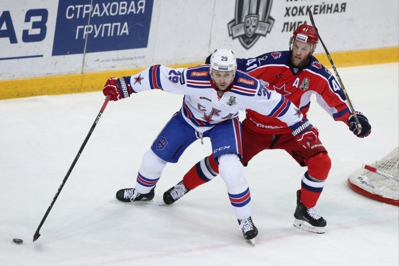 «СКА» - «ЦСКА» в матче КХЛ