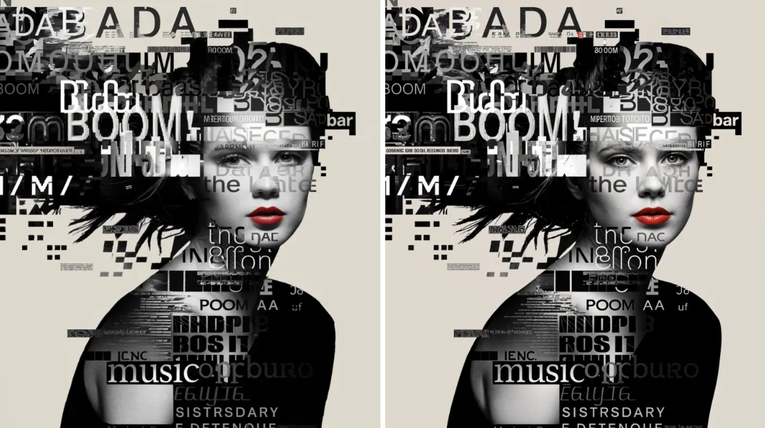 Изображение до и после апскейла в Aigital