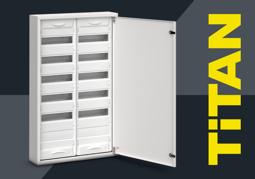 Металлические распределительные навесные корпуса IP31 TITAN 5 IEK