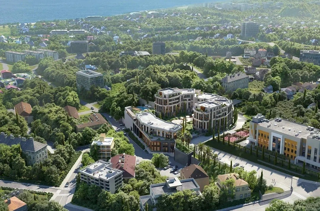ЖК Моретта в 5 минутах езды от черного моря в Сочи