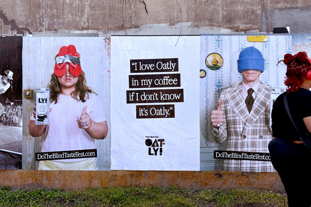 Бренд Oatly призвал пройти тест для обнаружения скрытой любви к овсяному молоку