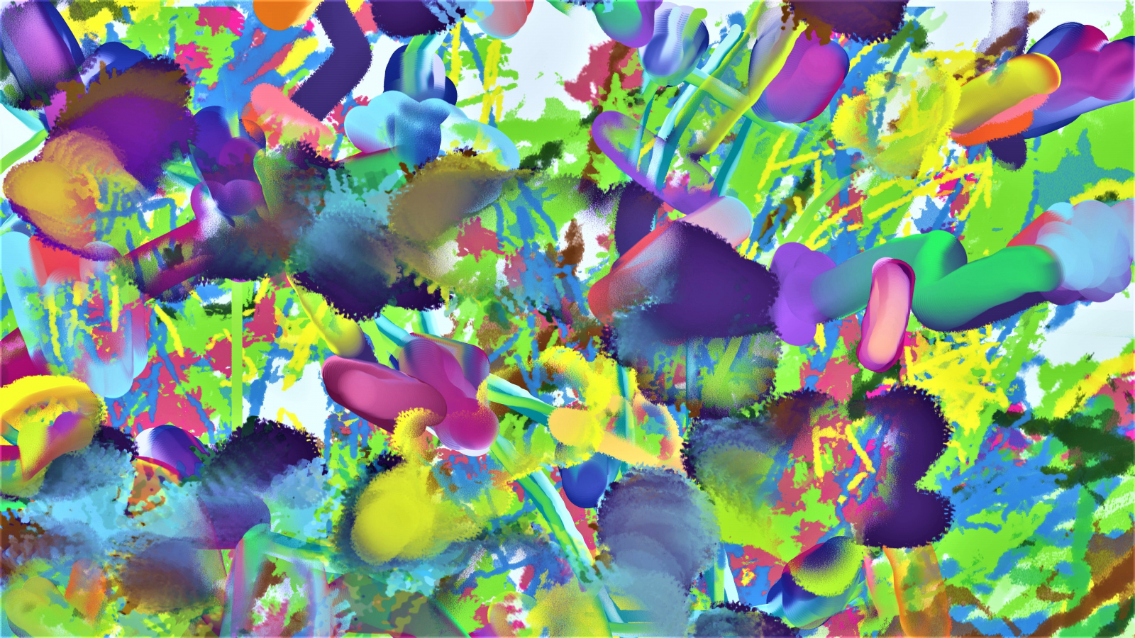 Николай Грицанчук. "Райский сад", цифровой арт