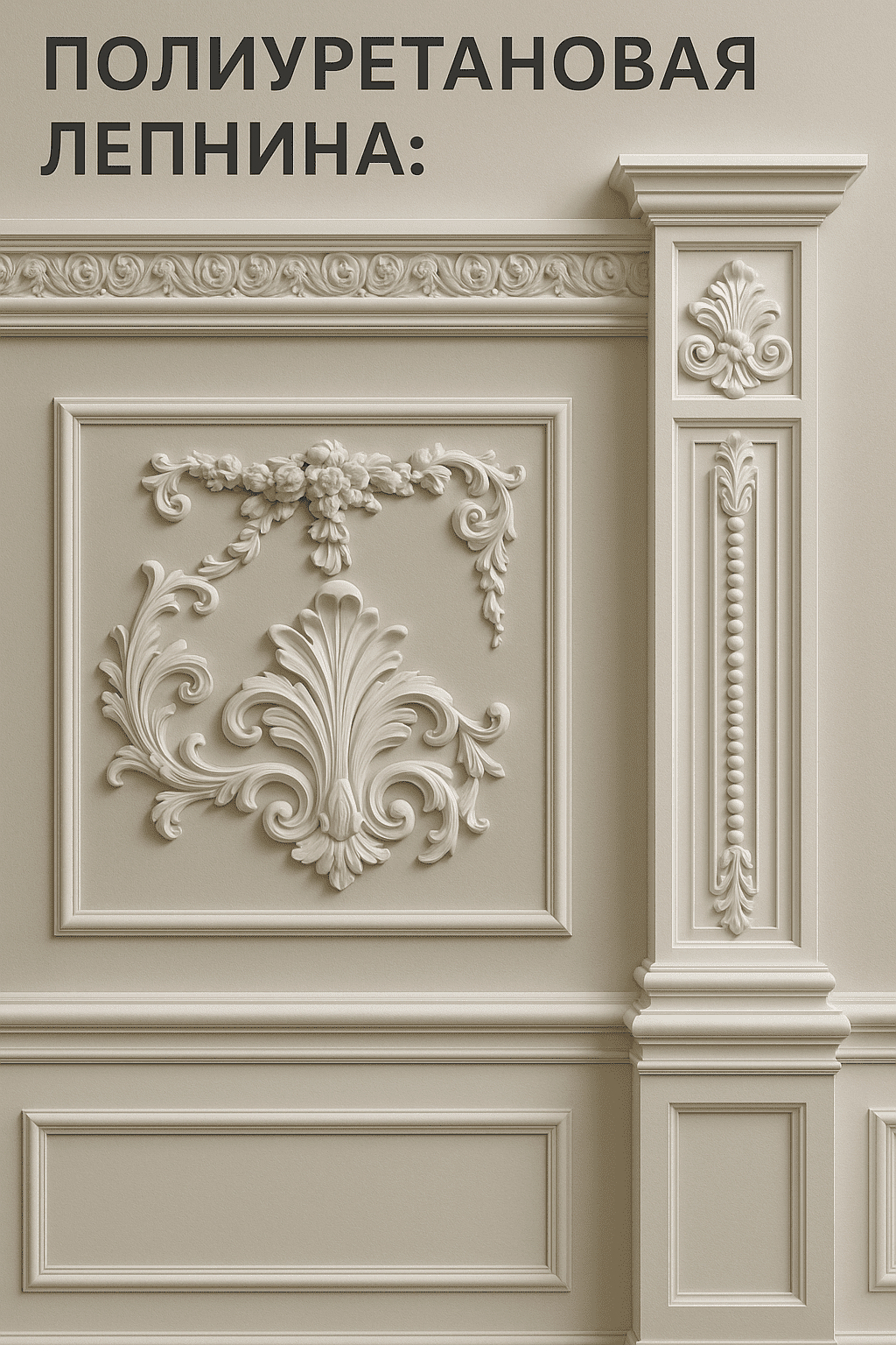 Лепнина из полиуретана