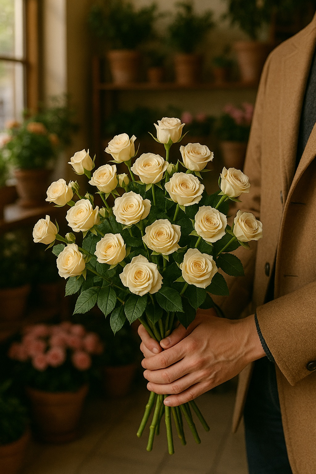 Букет, сгенерированный в артифике.