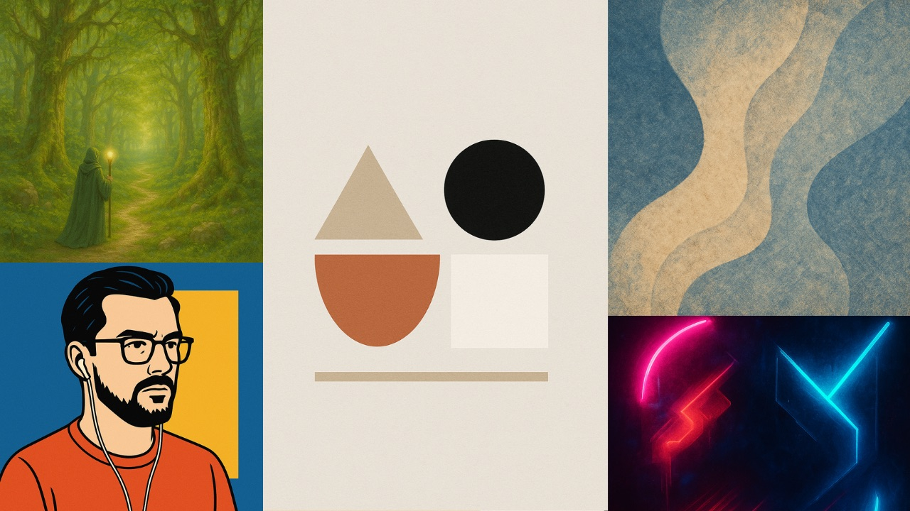 Обложки, созданные с помощью ИИ в артифике