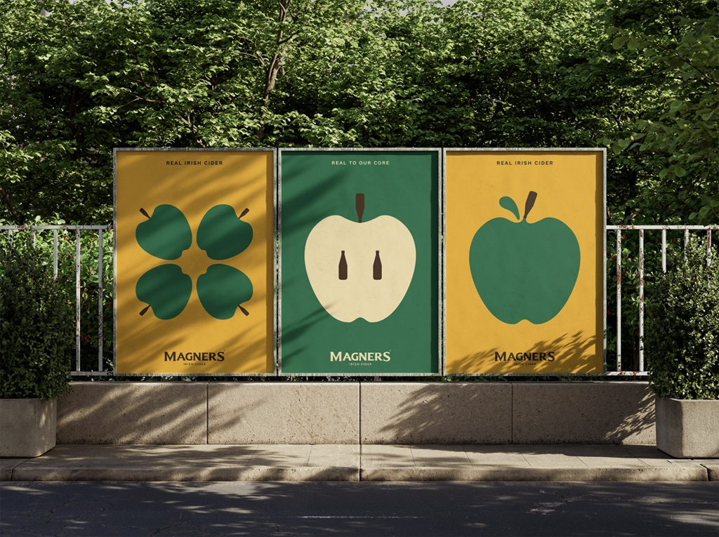 Наружная реклама Magners «настоящая до глубины души»