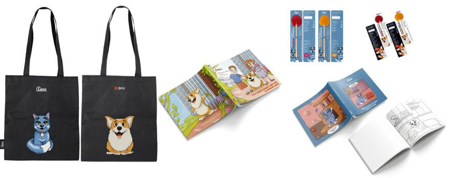 Приветственный комплимент самым юным посетителям офисов ГК ФСК