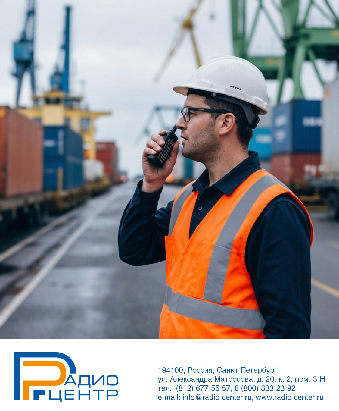 Системы и оборудование радиосвязи для морских и речных портов.
