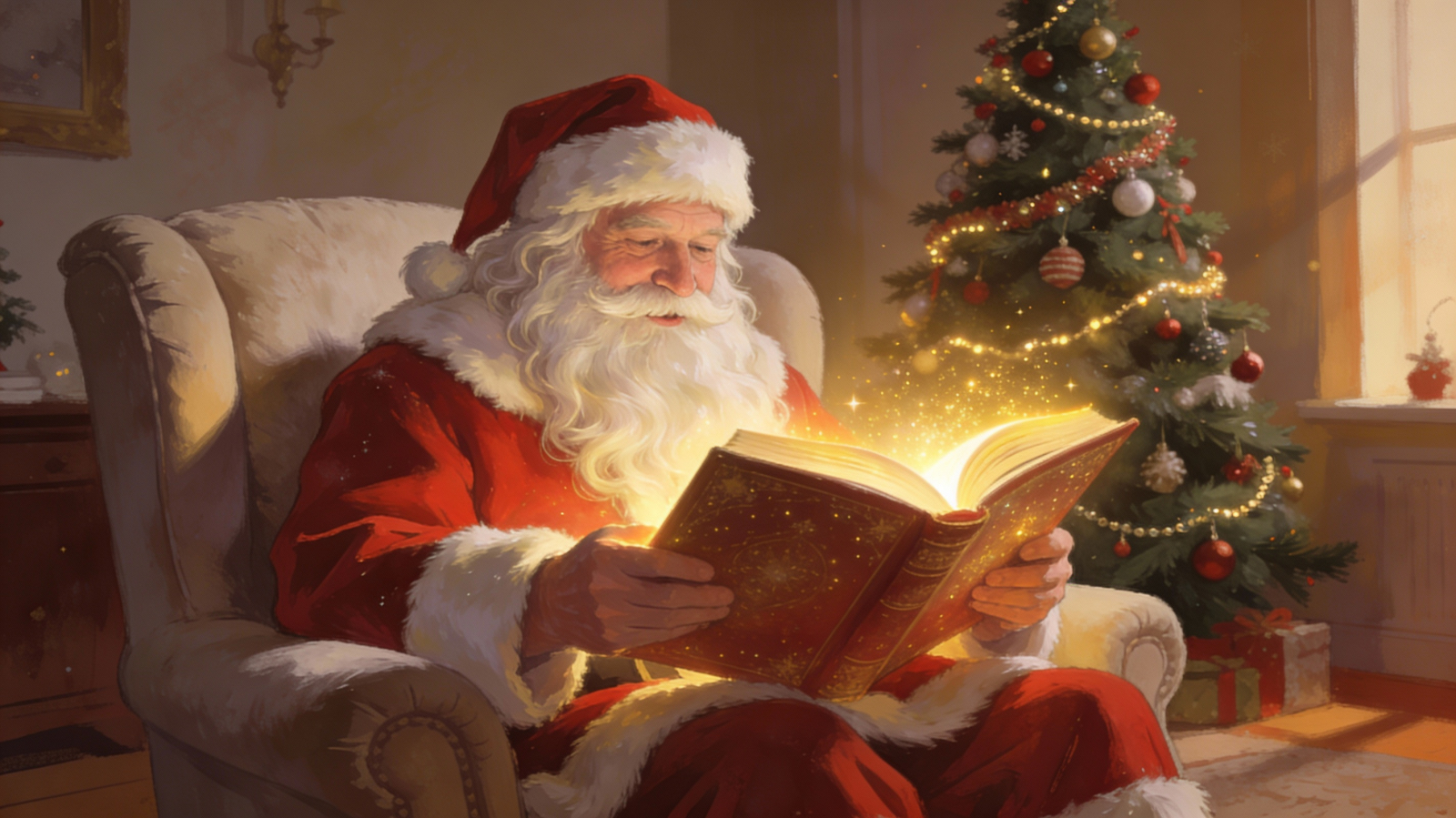 Новогоднее поздравление от Деда Мороза!