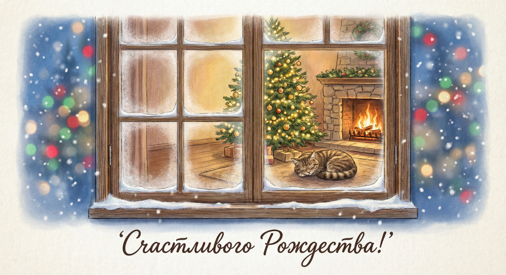 Уютная домашняя сцена