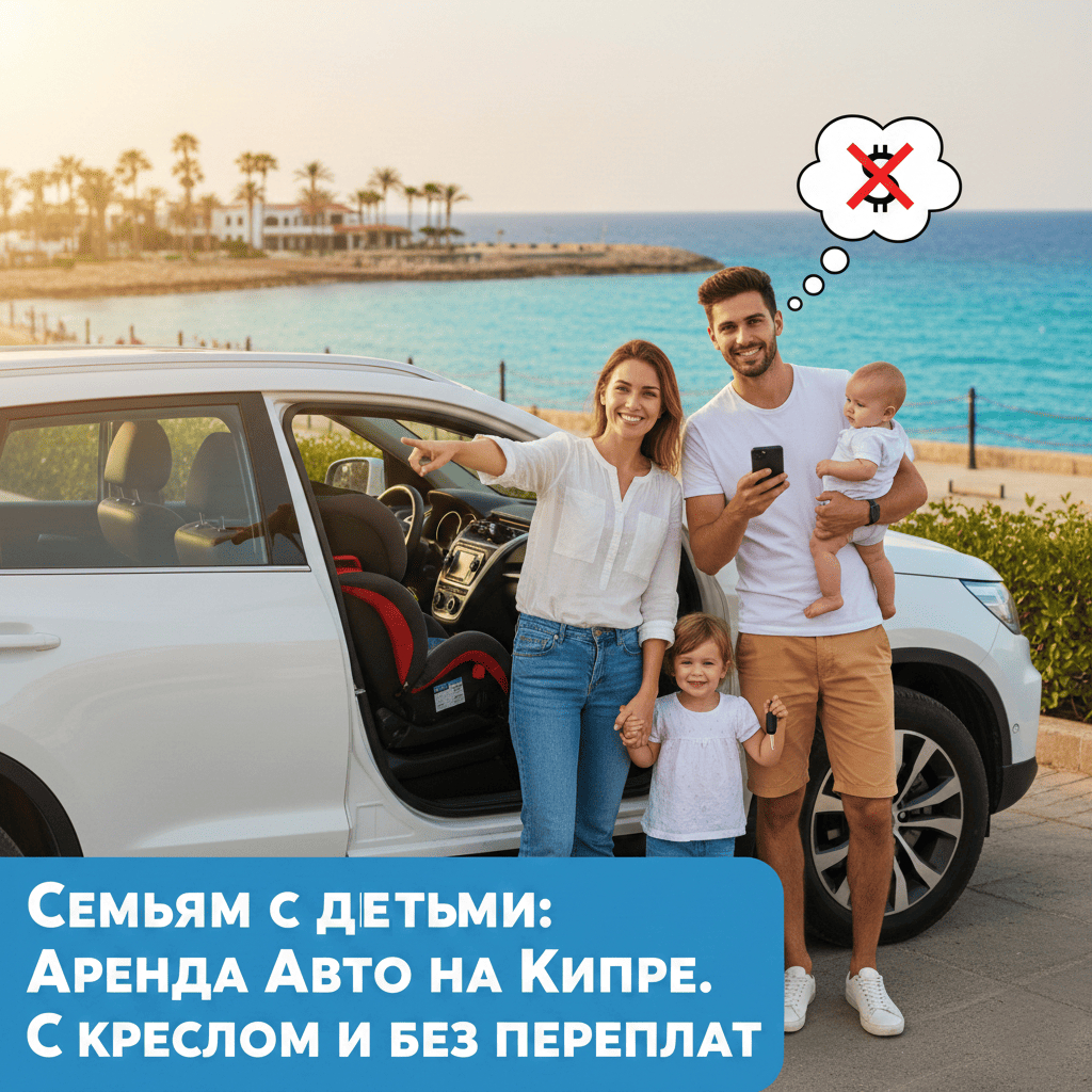 аренда авто на Кипре для семей