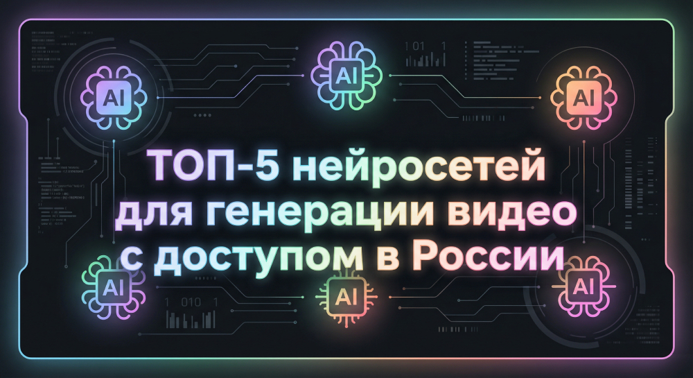 ТОП-5 нейросетей для генерации видео с доступом в России в 2026 году 🎬