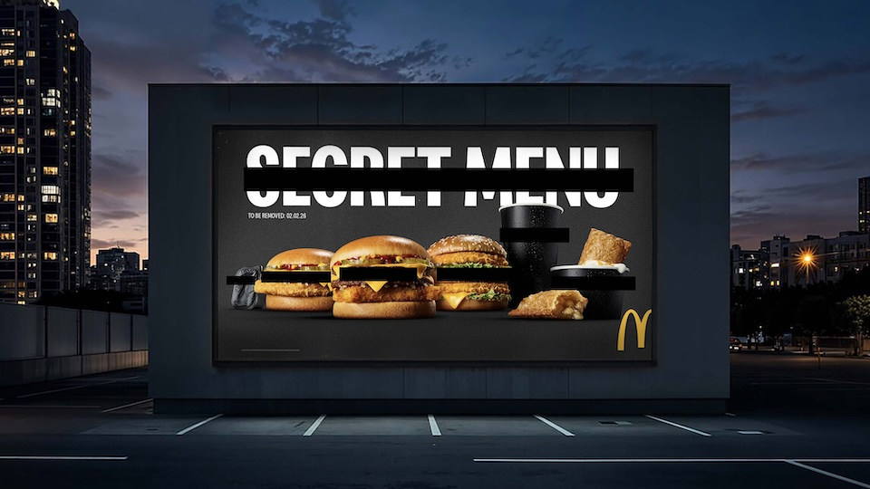 Впервые раскрыто «секретное меню» McDonald's